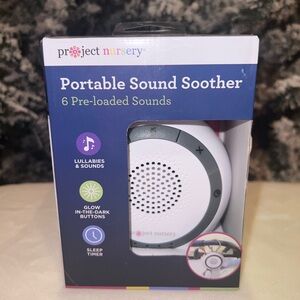 Project Nursery Portable Baby Sound Machine | Travel Sound Soother | New